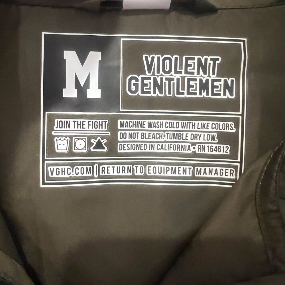 Violent Gentlemen Hockey Club (VGHC) Camo Windbreaker - Size Medium - Picture 10 of 12